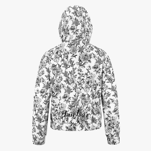 PATTERNED RIAN HOODIE JACKET(WHITE)