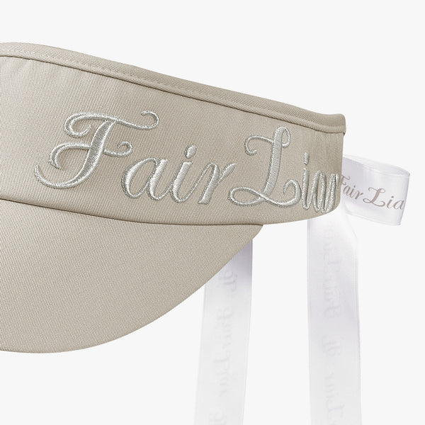 LOGO WIDE VISOR(BEIGE)