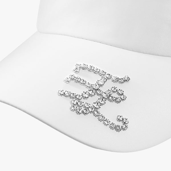 PEARL LOGO RIBBON VISOR(WHITE)