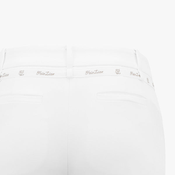 9/4 SLIM FIT PANTS(WHITE)