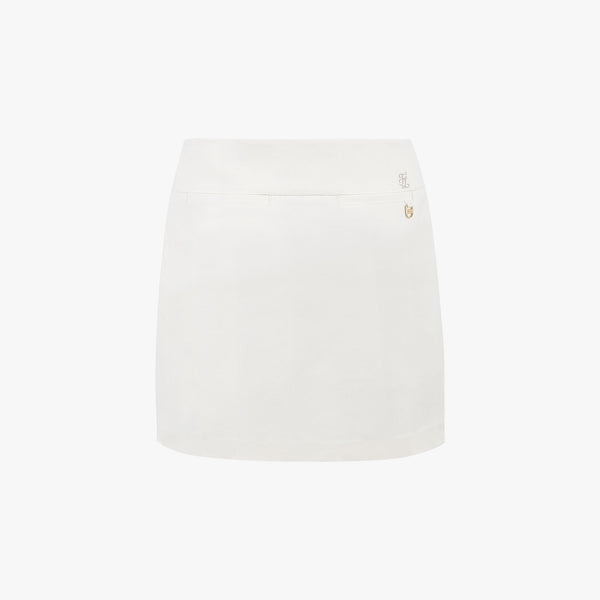 BUTTON SLIT SKIRT(REAM)