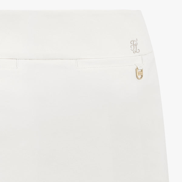 BUTTON SLIT SKIRT(REAM)