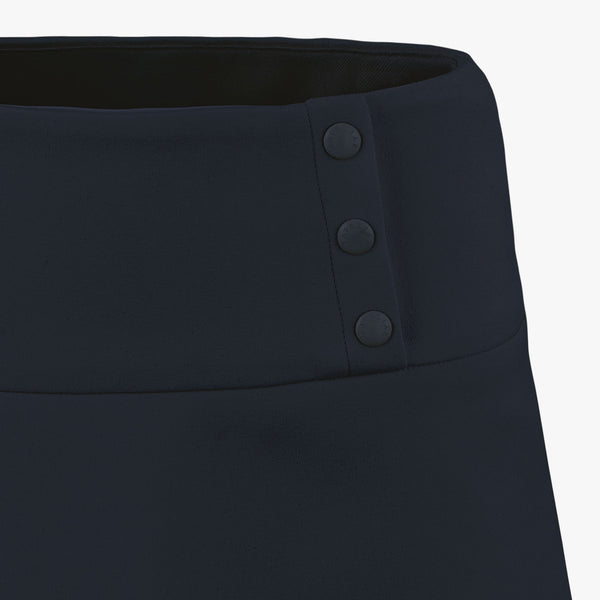 HIGH-WAIST DOUBLE FLARE SKIRT(NAVY)