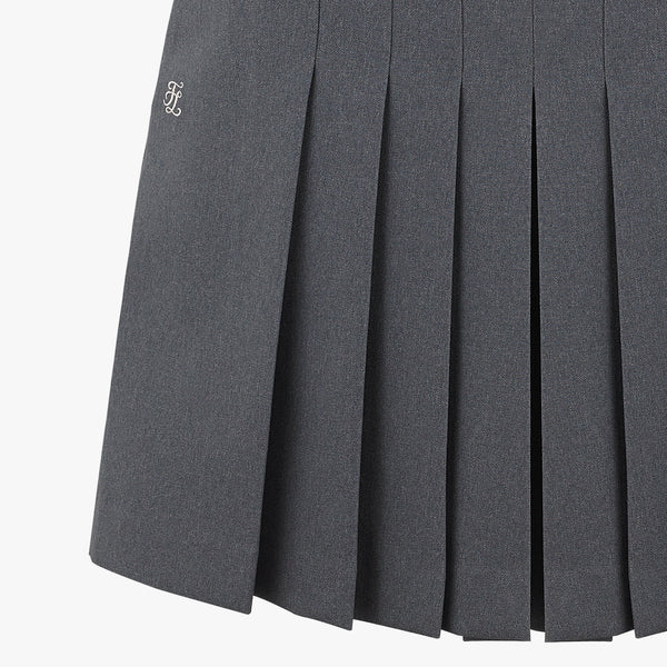 PLEATED CULOTTES(GRAY)