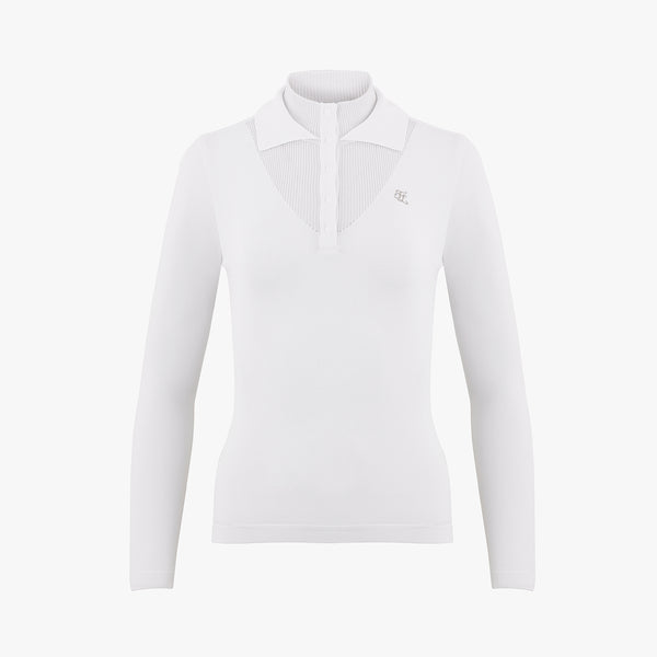 TURTLENECK DOUBLE COLLAR KNIT(WHITE)