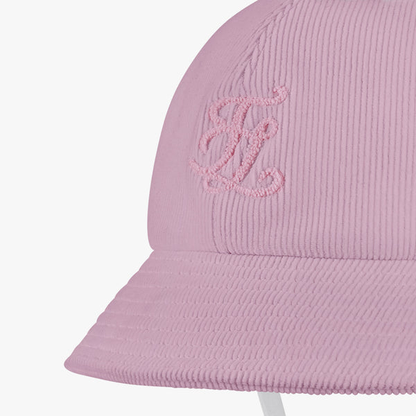 CORDUROY POMPOM HAT (PINK)