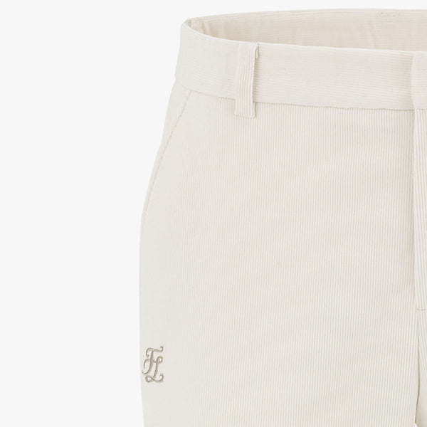 MEN'S TAPERED CORDUROY PANTS(IVORY)