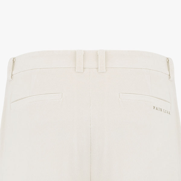 MEN'S TAPERED CORDUROY PANTS(IVORY)