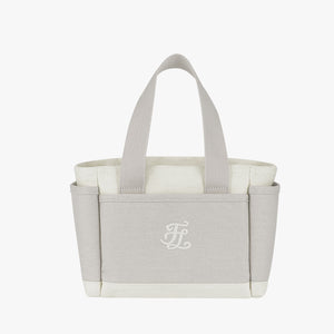 STRING SQUARE TOTE BAG(BEIGE)