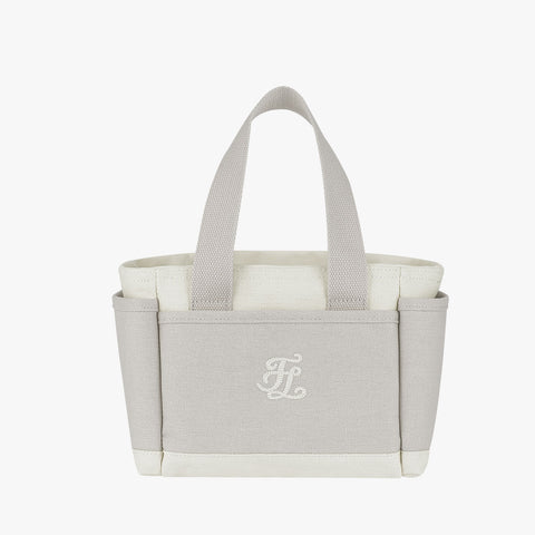 STRING SQUARE TOTE BAG(BEIGE)