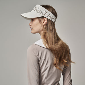 LOGO WIDE VISOR(WHITE)