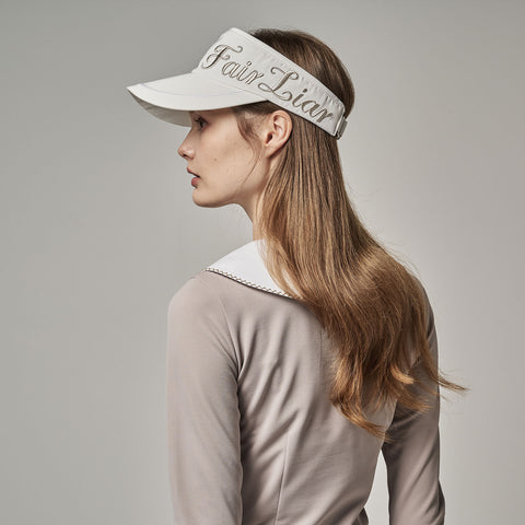 LOGO WIDE VISOR(WHITE)