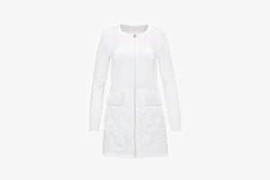Knit Padding Dress (White)