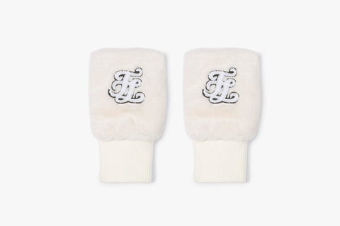 Fur Warmer Gloves (Ivory)