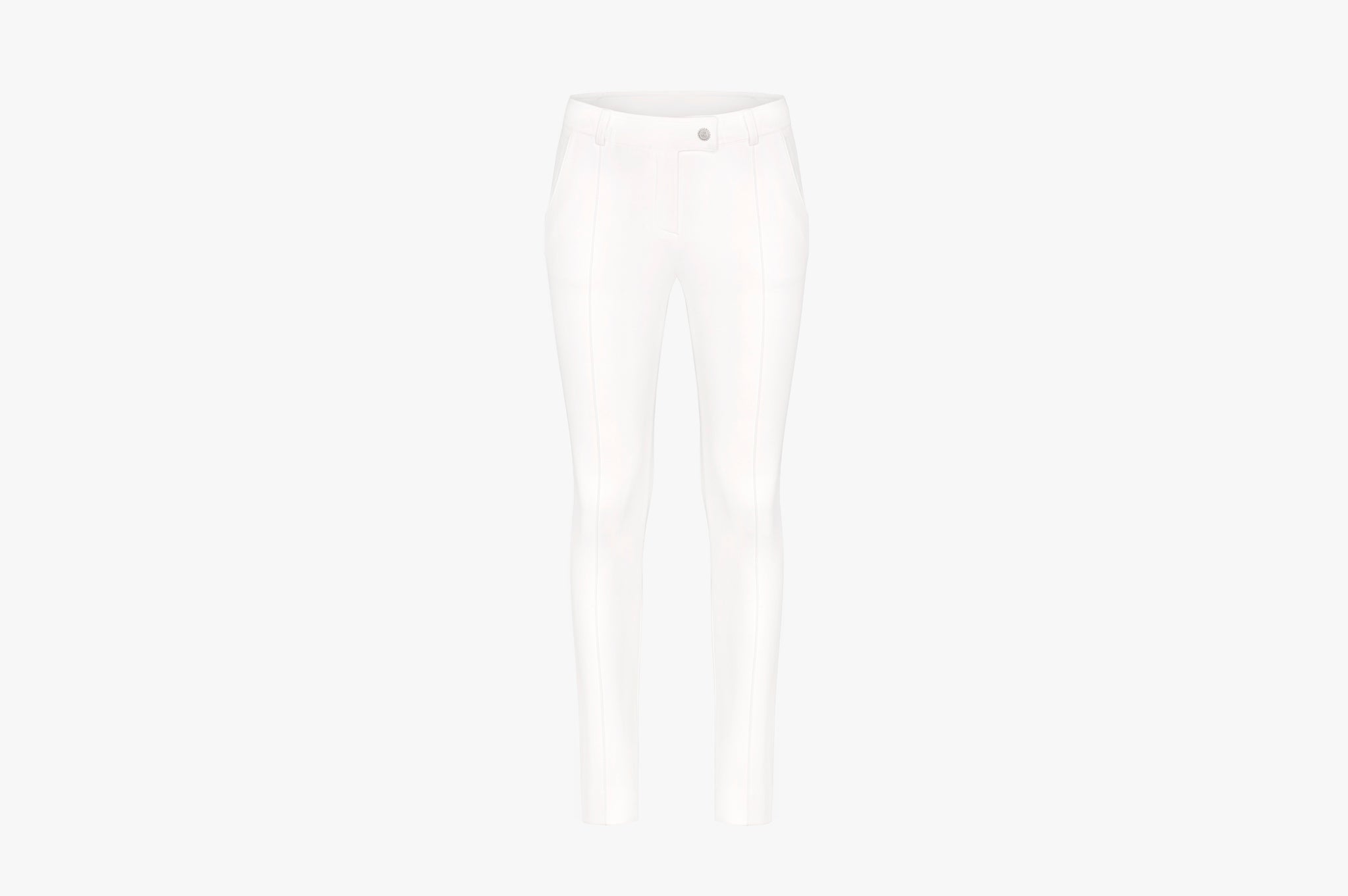 Skinny Fleece Pants (White)