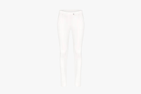 Skinny Fleece Pants (White)