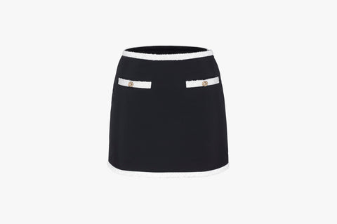 Padding Line Skirt (Black)
