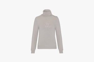 HIGHNECK WINDPROOF KNIT (BEIGE)