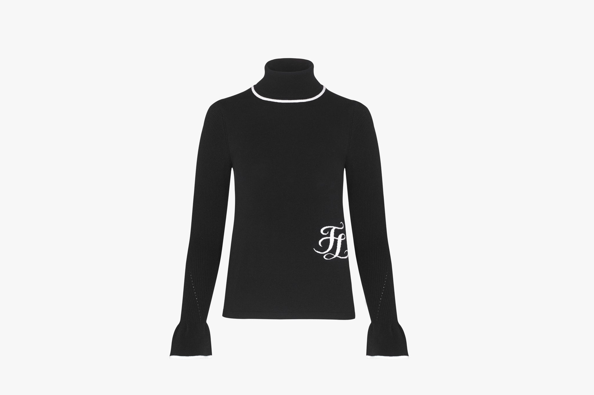 Logo Turtleneck Knit (Black)