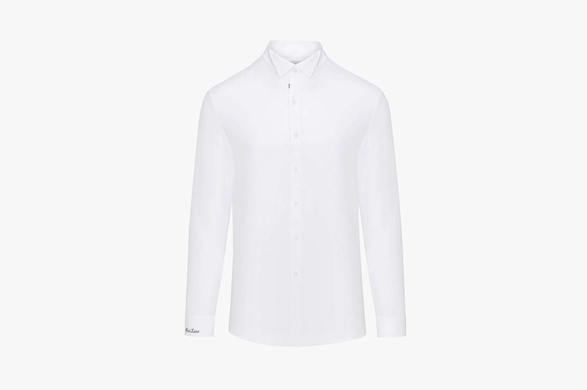 MEN'S WING COLLAR T SHIRT (WHITE)