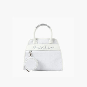 LOGO PATTERN TOTEBAG(WHITE)