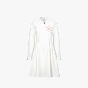 FLARE JERSEY DRESS(WHITE)