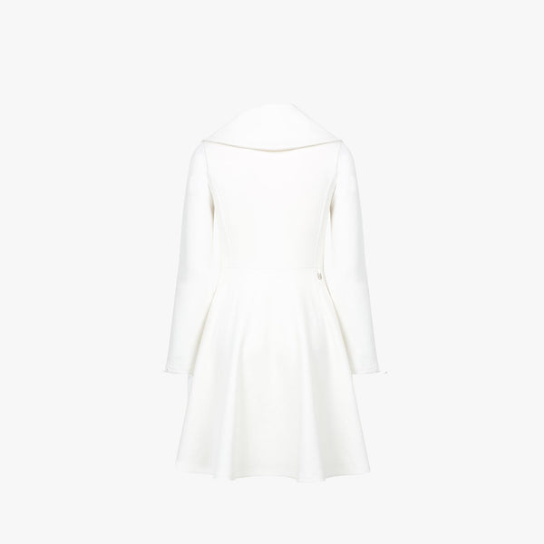 FLARE JERSEY DRESS(WHITE)