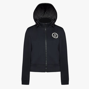 NEOPRENE ZIP-UP HOODIE(BLACK)