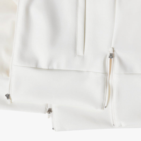 NEOPRENE ZIP-UP HOODIE(IVORY)