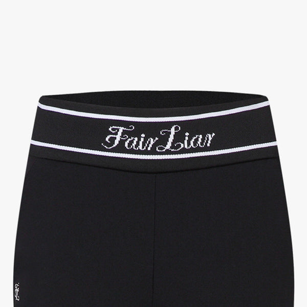 String Stretch Pants(BLACK)