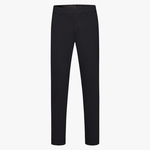 MEN'S BAND STRAIGHT-FIT PANTS(BLACK)