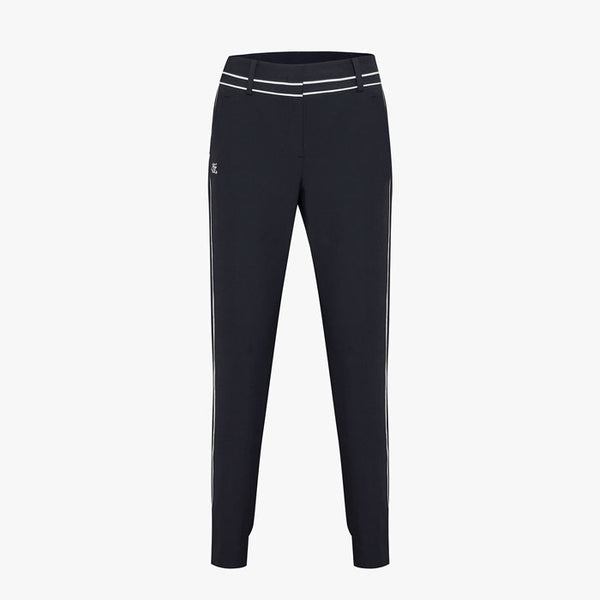 HALF JOGGER STRETCH PANTS(BLACK)