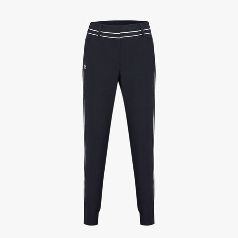 HALF JOGGER STRETCH PANTS(BLACK)