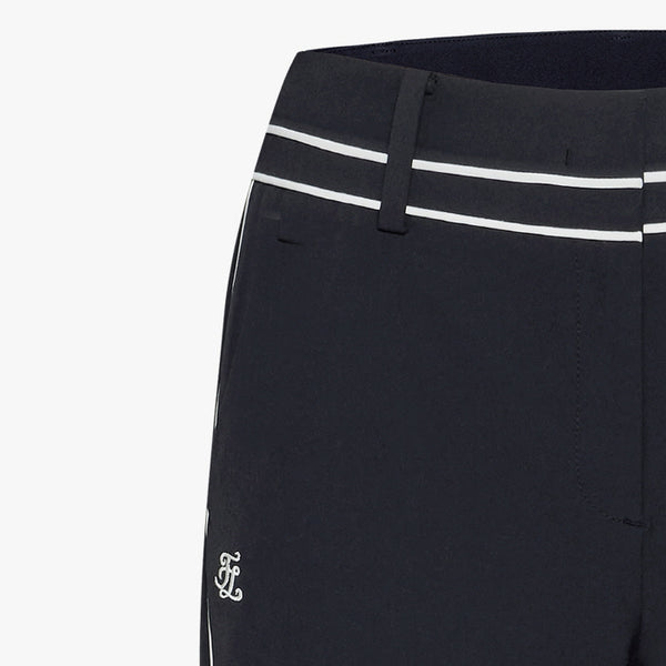 HALF JOGGER STRETCH PANTS(BLACK)