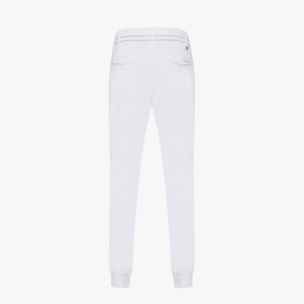 HALF JOGGER STRETCH PANTS(WHITE)