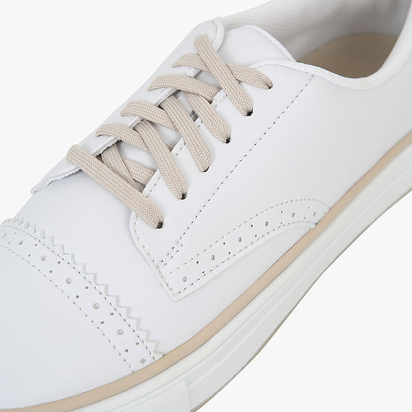 PEARL GILT GOLF SHOES(BEIGE)