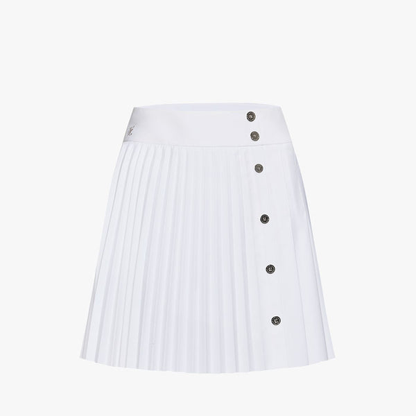 ACCORDION PLEATED SKIRT(WHITE)