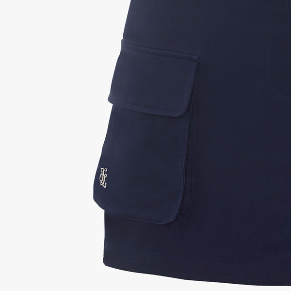 POCKET BELT SKIRT(NAVY)