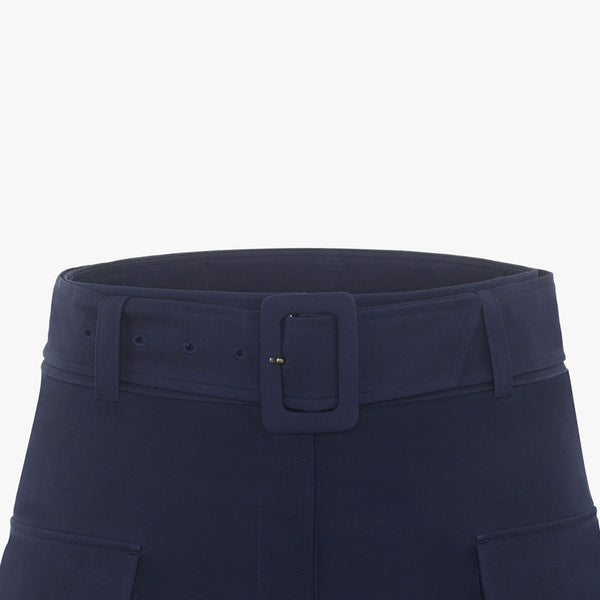POCKET BELT SKIRT(NAVY)