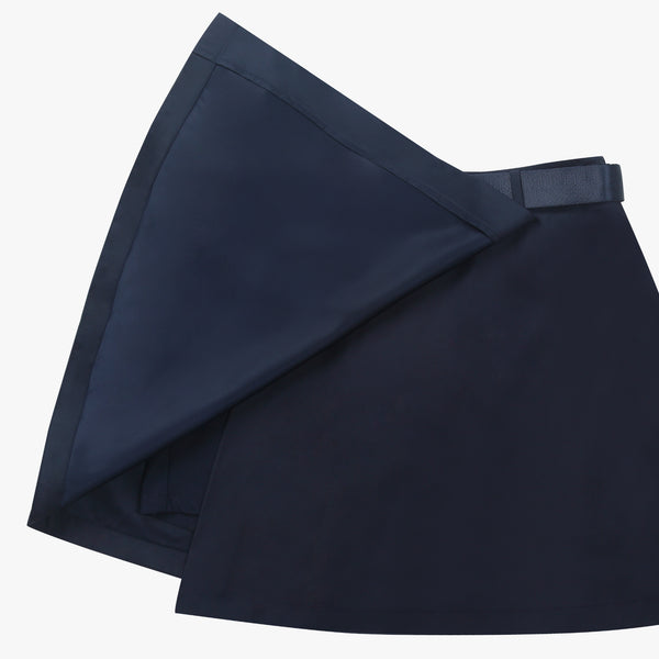 MEMORY SKIRT WITH MINI BAG(NAVY)