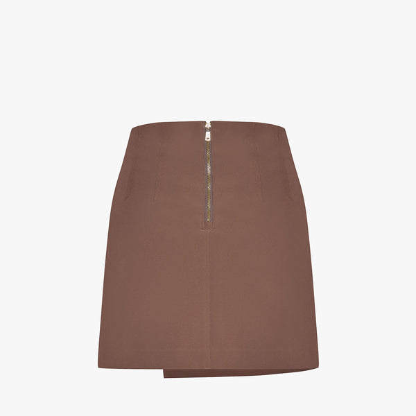 SLIM A-LINE SKIRT(BEIGE)