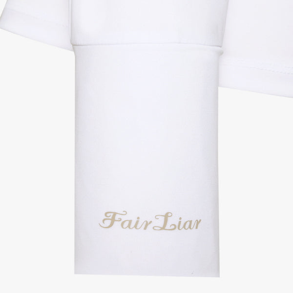 FRONT RIBBON T-SHIRT(WHITE)