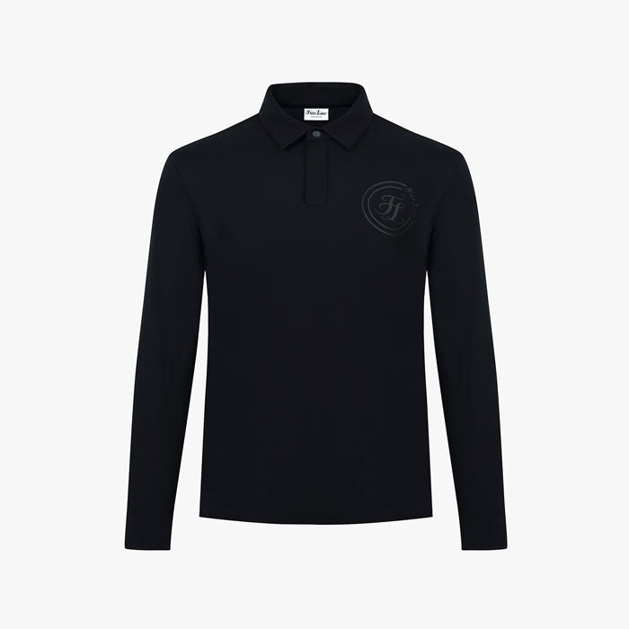 MEN'S TURTLENECK T-SHIRT(BLACK)