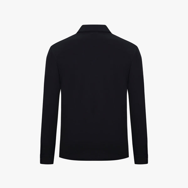 MEN'S TURTLENECK T-SHIRT(BLACK)