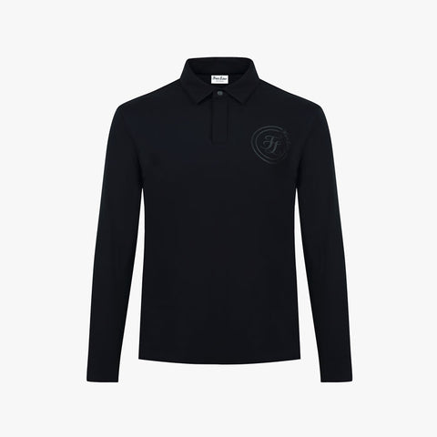 MEN'S TURTLENECK T-SHIRT(BLACK)