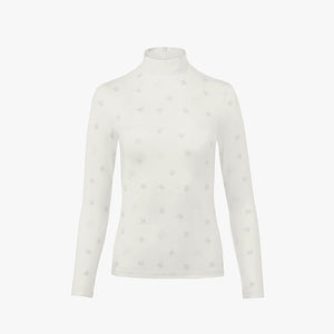 LOGO TURTLENECK T-SHIRT(IVORY)