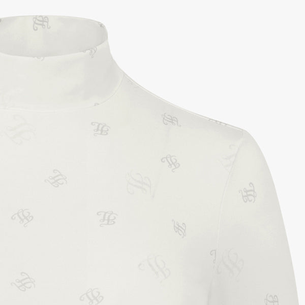 LOGO TURTLENECK T-SHIRT(IVORY)