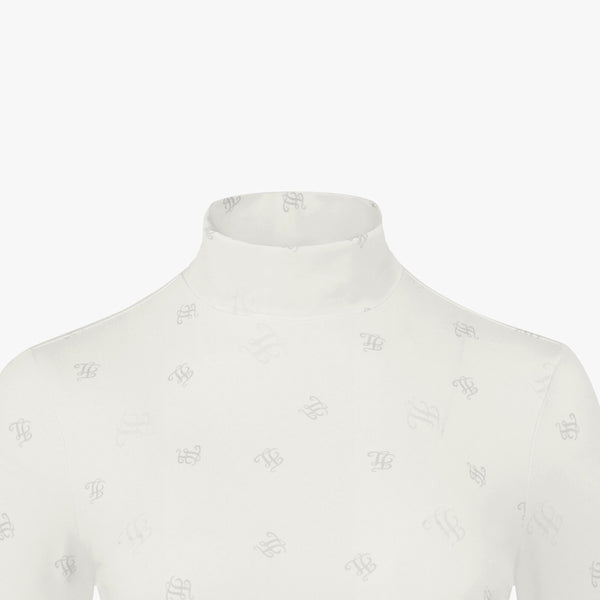 LOGO TURTLENECK T-SHIRT(IVORY)