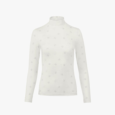 LOGO TURTLENECK T-SHIRT(IVORY)