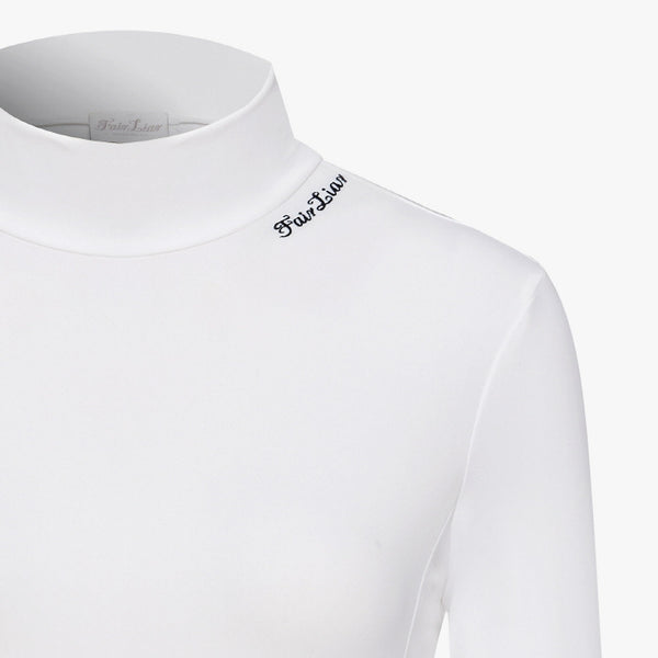 PEARL HALFNECK T-SHIRT(WHITE)